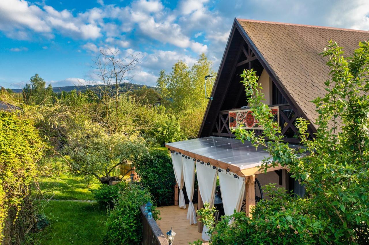 Smyrkowy Dom Z Kominkiem Z Goraca Balia Kolo Karpacza Janowice Wielkie Exteriör bild